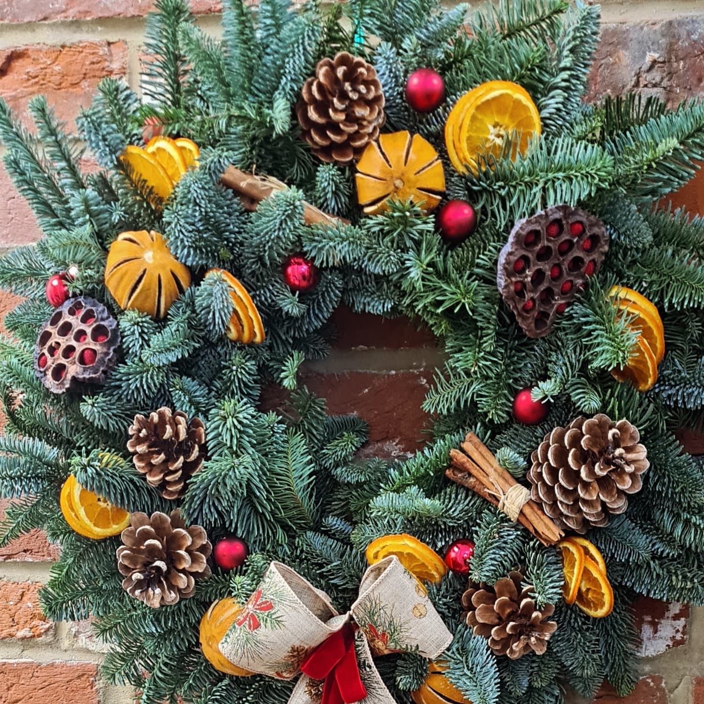Christmas Wreath Orange Slices